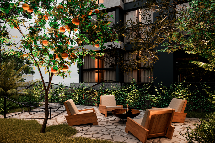 jardins resistentes ao frio